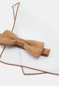 Only & Sons ONSTED BOW TIE SET - Pocket Square - Brown Sugar -Only & Sons shop 962e501e72f34643a1ae4a087f271e5b