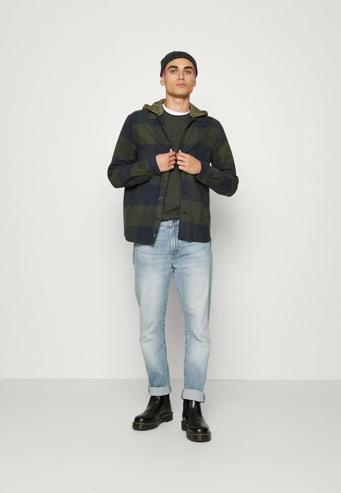 Only & Sons ONSLAIN LIFE CHECK HOODIE - Summer Jacket - Peat 4 Only & Sons ONSLAIN LIFE CHECK HOODIE - Summer Jacket - Peat - Image 2