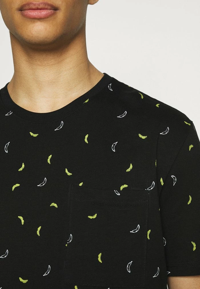 Only & Sons ONSPROVE DITSY TEE - Print T-shirt - Black 8 Only & Sons ONSPROVE DITSY TEE - Print T-shirt - Black - Image 6