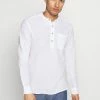 Only & Sons ONSCAIDEN HALF PLACKET - Shirt - White -Only & Sons shop 99bc649e75c24999b7d05bb925f2dd49