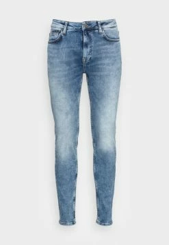 Only & Sons ONSDRAPER TAP WASHED - Jeans Tapered Fit - Blue Denim -Only & Sons shop 9a4f4051b3b54f06bd845494cd2cf1b6