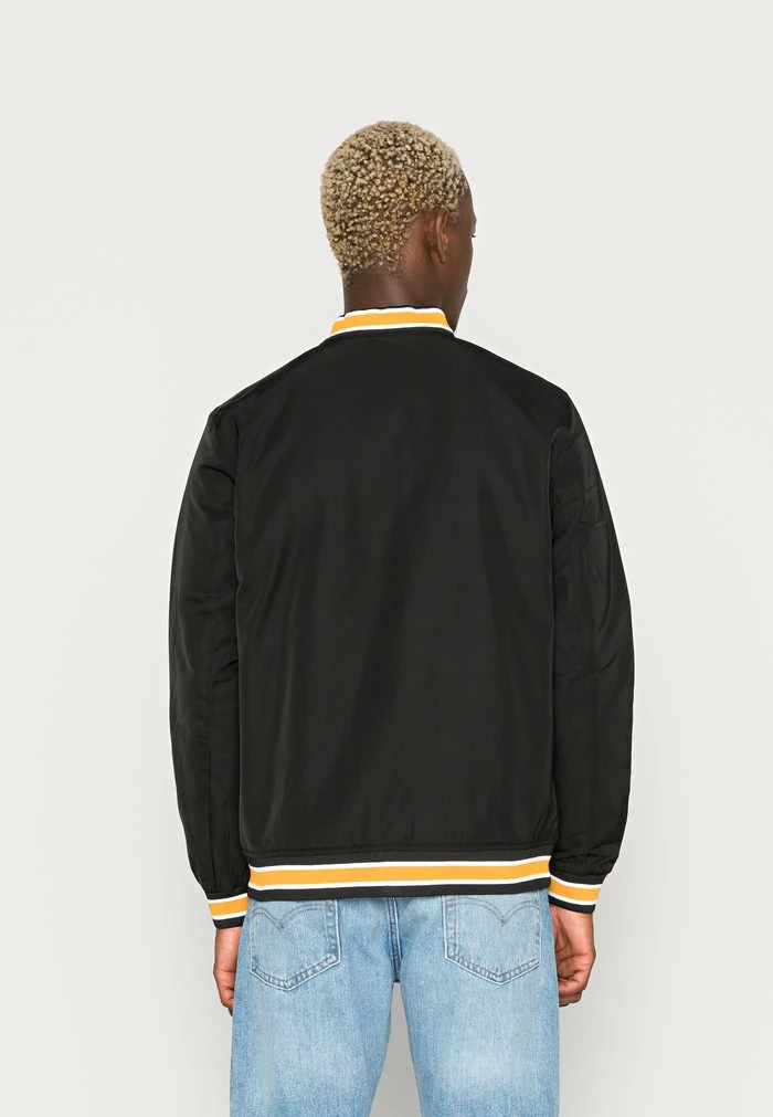 Only & Sons ONSLOUI VARSITY JACKET - Bomber Jacket - Black 5 Only & Sons ONSLOUI VARSITY JACKET - Bomber Jacket - Black - Image 3