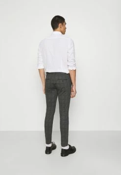 Only & Sons ONSMARK CHECK PANTS - Trousers - Black -Only & Sons shop 9bc69214a7144da38932a5aba4bed20c