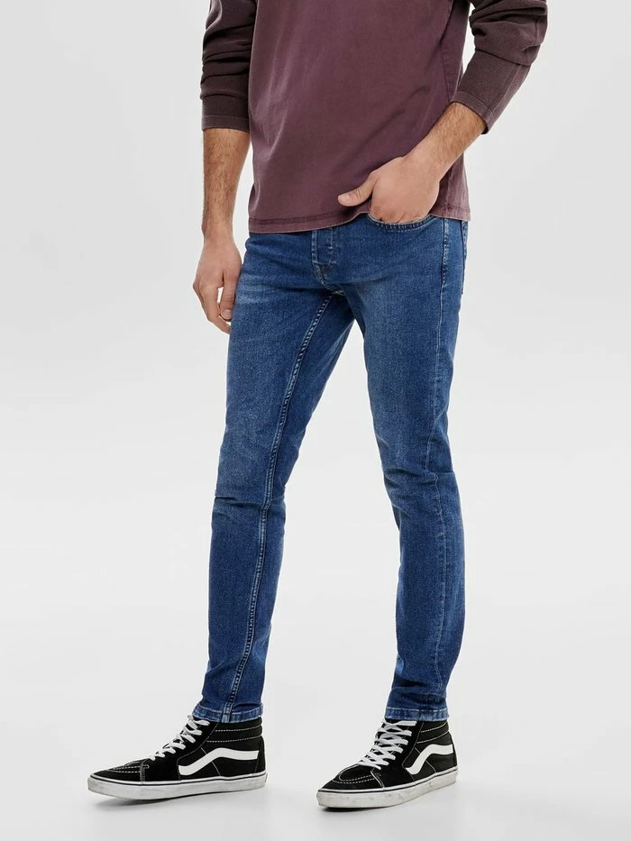 Only & Sons Slim Fit Jeans - Blue Denim 3 Only & Sons Slim Fit Jeans - Blue Denim