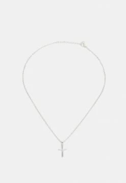 Only & Sons ONSCOLT CROSS NECKLACE - Necklace - Silver