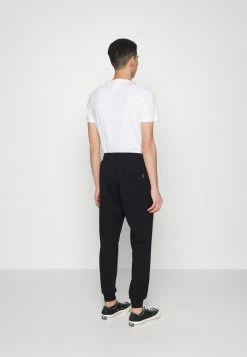 Only & Sons ONSTOM LIFE ELON LOGO - Tracksuit Bottoms - Black -Only & Sons shop 9d93f81004494766863fa8bba5c8113c