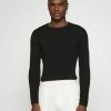 Only & Sons ONSPANTER STRUC CREW NOOS - Jumper - Black -Only & Sons shop 9dc5035068c84a6082ac4f7e6f7531ad