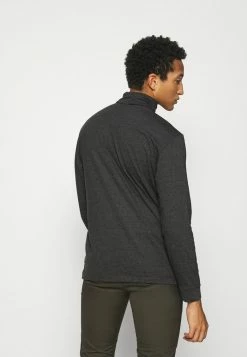 Only & Sons ONSMICHAN SLIM ROLLNECK TEE - Long Sleeved Top - Dark Grey Melange -Only & Sons shop a0989e21983f4bfc971c990a53161359