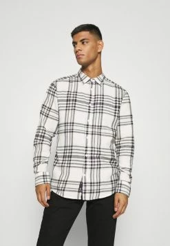 Only & Sons ONSNATE LIFE CHECK SHIRT - Shirt - Star White