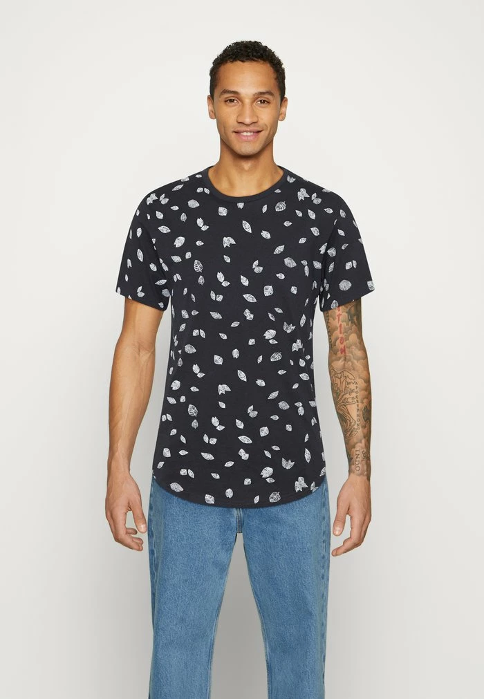 Only & Sons ONSTIMMY LONGY TEE - Print T-shirt - Dark Navy 3 Only & Sons ONSTIMMY LONGY TEE - Print T-shirt - Dark Navy