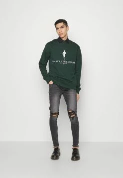 Only & Sons ONSRUNNING LIFE CREW NECK - Sweatshirt - Green -Only & Sons shop a23d6e3f862347ce9daa6f7dc08a7c88