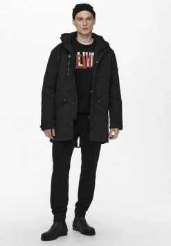 Only & Sons ONSKLAUS WINTER - Parka - Black -Only & Sons shop a286e929b43a4975996e0f63abc93579