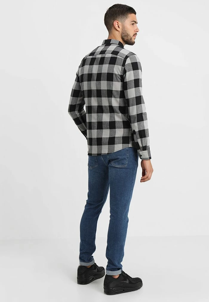 Only & Sons ONSGUDMUND LIFE CHECKED SHIRT - Shirt - Griffin 5 Only & Sons ONSGUDMUND LIFE CHECKED SHIRT - Shirt - Griffin - Image 3
