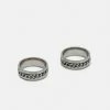 Only & Sons ONSCONNER 2 PACK - Ring - Silver-coloured -Only & Sons shop a37cc95b09b34df0824c28a43ae6f9fe