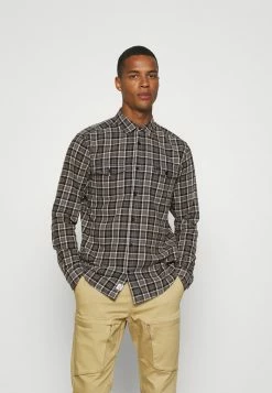 Only & Sons ONSMATTER LIFE CHECK - Shirt - Grey Pinstripe