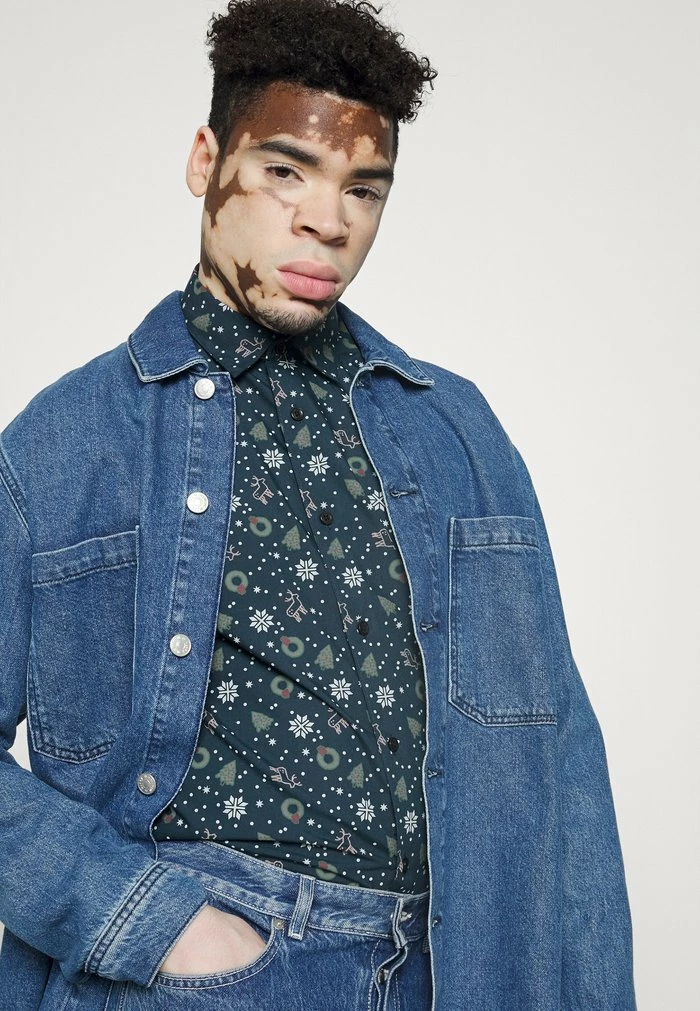 Only & Sons ONSXMAS MADO - Shirt - Dress Blues 7 Only & Sons ONSXMAS MADO - Shirt - Dress Blues - Image 5