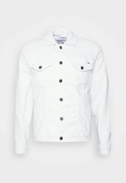 Only & Sons ONSCOIN COLOUR TRUCKER - Denim Jacket - Bright White -Only & Sons shop a629f8e5434249faa99338dd1513f452