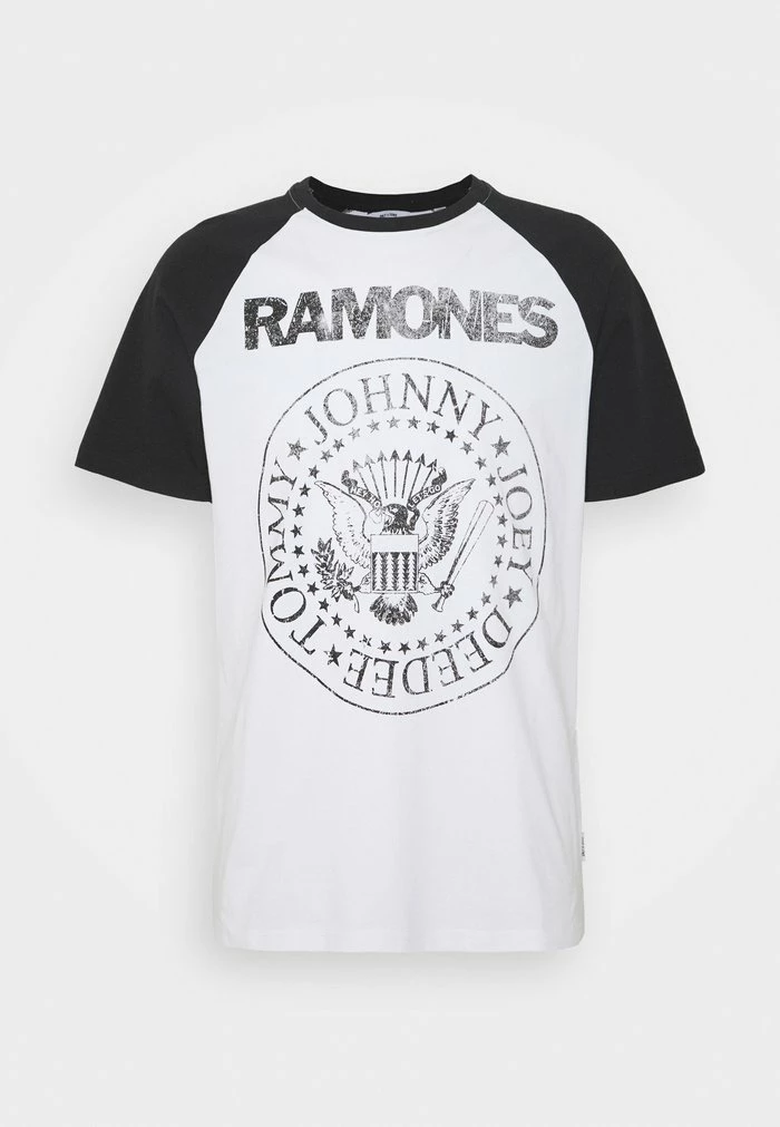 Only & Sons ONSRAMONES FRONT PRINT TEE - Print T-shirt - White 7 Only & Sons ONSRAMONES FRONT PRINT TEE - Print T-shirt - White - Image 5