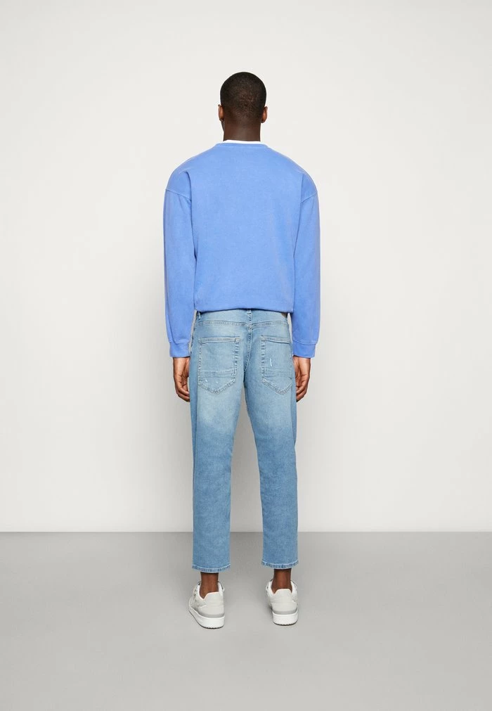 Only & Sons ONSAVI BEAM DAMAGE - Relaxed Fit Jeans - Blue Denim 5 Only & Sons ONSAVI BEAM DAMAGE - Relaxed Fit Jeans - Blue Denim - Image 3