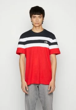Only & Sons ONSSILAS REGULAR LOGO TEE - Print T-shirt - Dark Navy/red