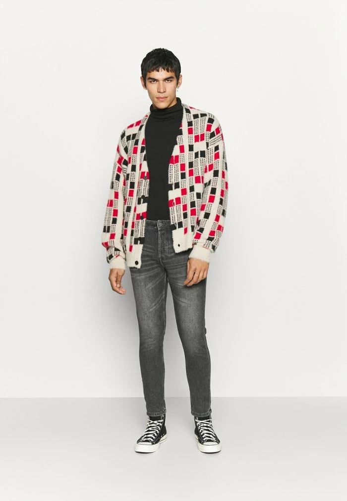 Only & Sons ONSDRAPER LIFE - Slim Fit Jeans - Grey Denim 4 Only & Sons ONSDRAPER LIFE - Slim Fit Jeans - Grey Denim - Image 2