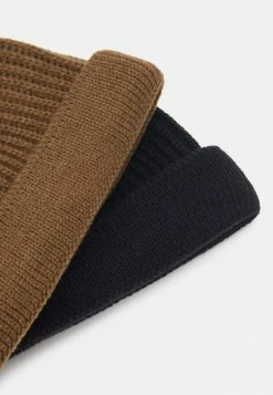 Only & Sons ONSSHORT BEANIE 2 PACK - Beanie - Black/camel -Only & Sons shop a9ef1a5f92254fdcb5ef3768db59b0dc