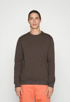 Only & Sons ONSCERES LIFE CREW NECK - Sweatshirt - Seal Brown