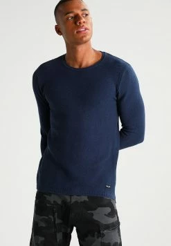 Only & Sons ONSDAN STRUCTURE CREW NECK - Jumper - Dress Blues
