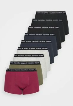 Only & Sons ONSKASPER COLOR TRUNKS 9 PACK - Pants - Black -Only & Sons shop ae744e2c3e424ac9981ebf03413d5be1