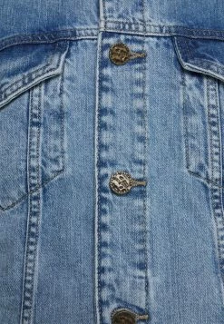 Only & Sons ONSCOIN HOOD TRUCK - Denim Jacket - Blue Denim -Only & Sons shop aeb741f884c84f46bc6bbc5b84b66b18