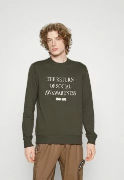 Only & Sons ONSAWKWARD LIFE CREW NECK - Sweatshirt - Forest Night