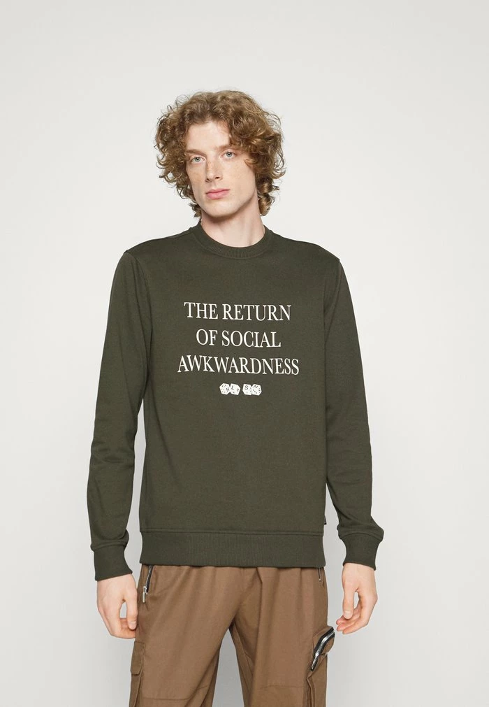 Only & Sons ONSAWKWARD LIFE CREW NECK - Sweatshirt - Forest Night 3 Only & Sons ONSAWKWARD LIFE CREW NECK - Sweatshirt - Forest Night