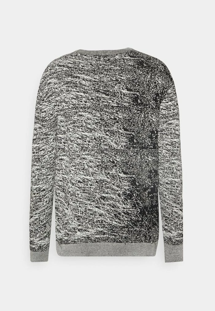 Only & Sons ONSHANS LIFE CREW - Jumper - Black/white 4 Only & Sons ONSHANS LIFE CREW - Jumper - Black/white - Image 2