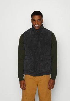 Only & Sons ONSCASH PUFFER VEST - Waistcoat - Obsidian