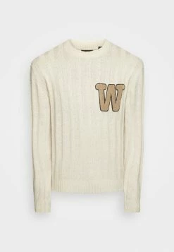 Only & Sons ONSVARSITYCHEST BADGE - Jumper - Silver Lining -Only & Sons shop b063c2decb604e8c9f30aa9134cfbbf3