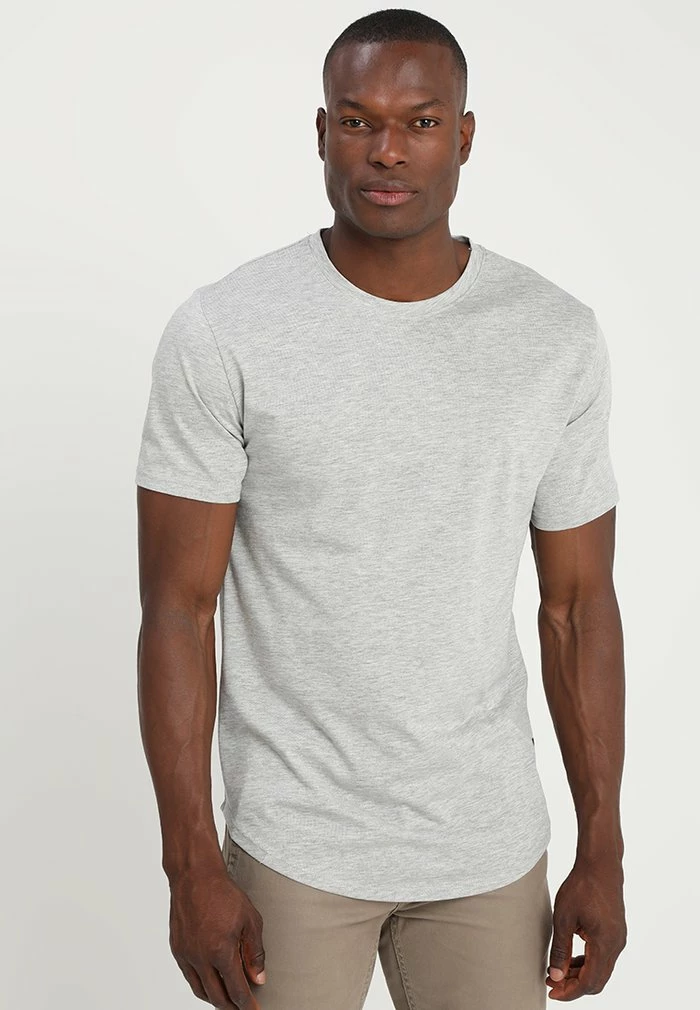 Only & Sons ONSMATT LIFE LONGY TEE 7 PACK - Basic T-shirt - White/black/light Grey Melange 6 Only & Sons ONSMATT LIFE LONGY TEE 7 PACK - Basic T-shirt - White/black/light Grey Melange - Image 4