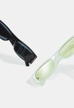 Only & Sons ONSSUNGLASSES 2 PACK UNISEX - Sunglasses - Black/green -Only & Sons shop b1bc3250e3ae424eac60390579428ab0