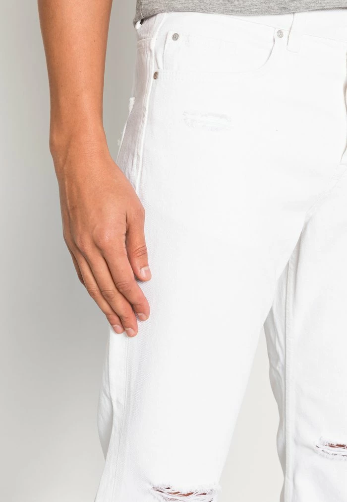 Only & Sons ONSAVI BEAM CROP WHITE DAMAG - Jeans Tapered Fit - White Denim 7 Only & Sons ONSAVI BEAM CROP WHITE DAMAG - Jeans Tapered Fit - White Denim - Image 5