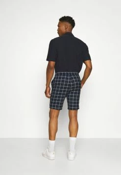 Only & Sons ONSLINUS CHECK - Shorts - Dress Blues -Only & Sons shop b332924c4f0c4d36812e33cc47081c69