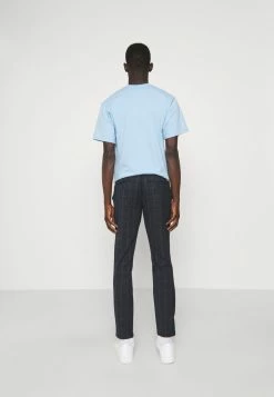 Only & Sons ONSMARK CHECK TAPERED - Chinos - Dark Navy -Only & Sons shop b4532e22382642188706b280afa4099b