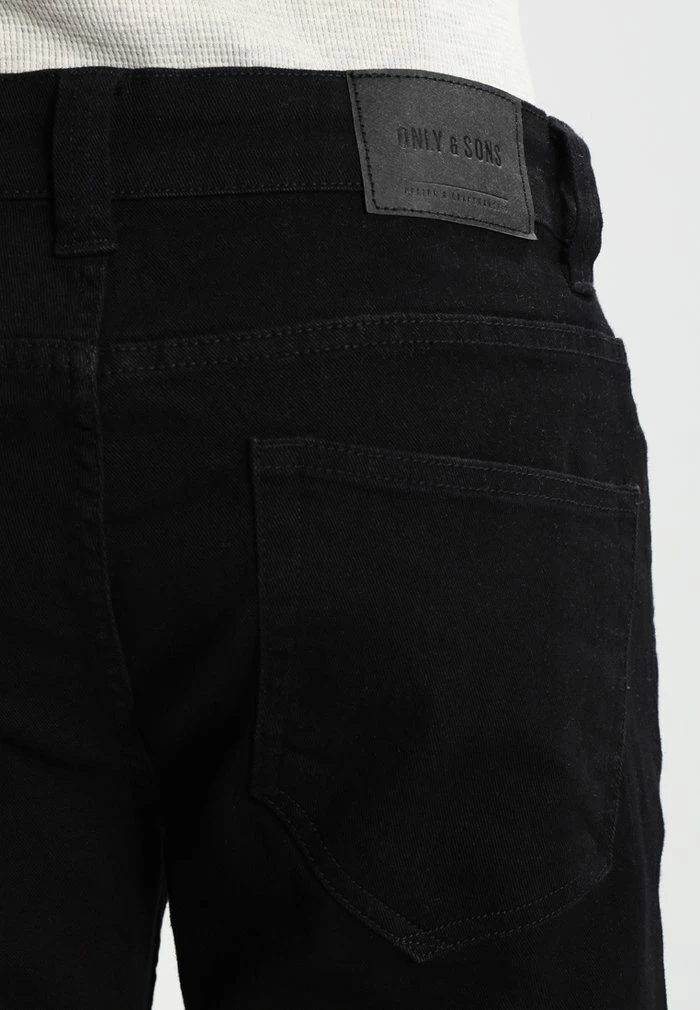 Only & Sons ONSWARP - Jeans Skinny Fit - Black Denim 6 Only & Sons ONSWARP - Jeans Skinny Fit - Black Denim - Image 4