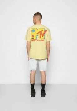 Only & Sons ONSMTV TEE - Print T-shirt - Custard -Only & Sons shop b7cda39ebbe244aa8d9afbce39e7a1a1