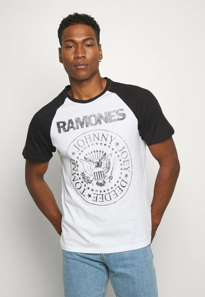 Only & Sons ONSRAMONES FRONT PRINT TEE - Print T-shirt - White 3 Only & Sons ONSRAMONES FRONT PRINT TEE - Print T-shirt - White