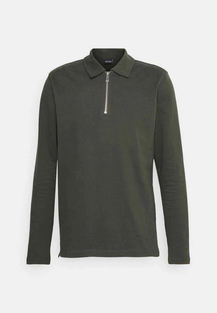 Only & Sons ONSVOLKER LIFE ZIP - Polo Shirt - Peat 7 Only & Sons ONSVOLKER LIFE ZIP - Polo Shirt - Peat - Image 5