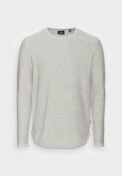 Only & Sons JONAS CREW - Jumper - Light Grey Melange -Only & Sons shop b964059c09494969b9afeb6d59e3a8fb