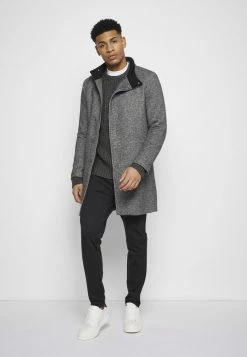 Only & Sons ONSOSCAR KING COAT - Classic Coat - Dark Grey Melange -Only & Sons shop b97350b7089649a89b1cabc5b0da3adc