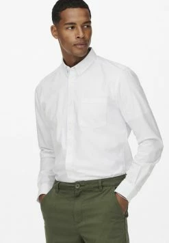 Only & Sons ONSNEIL LIFE OXFORD - Shirt - White