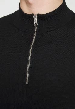 Only & Sons ONSWYLER LIFE HALF ZIP - Jumper - Black -Only & Sons shop bb77104efc2c4fa9b0e294e439052f25