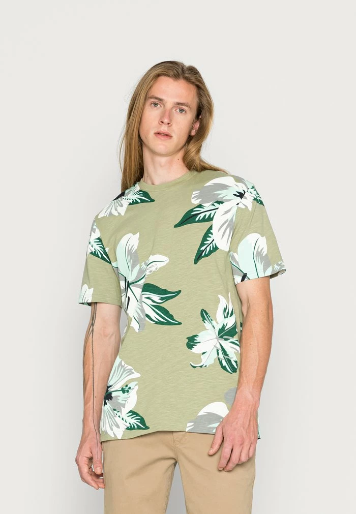 Only & Sons ONSKLOP FLORAL TEE - Print T-shirt - Oil Green 3 Only & Sons ONSKLOP FLORAL TEE - Print T-shirt - Oil Green
