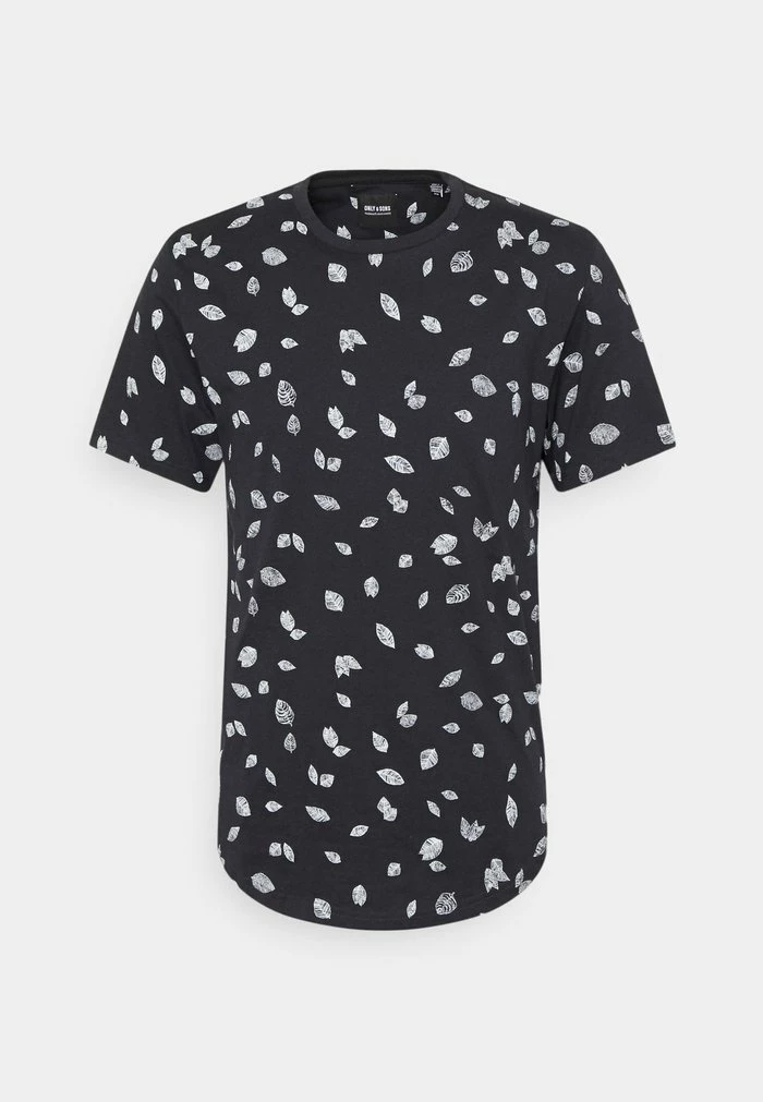 Only & Sons ONSTIMMY LONGY TEE - Print T-shirt - Dark Navy 6 Only & Sons ONSTIMMY LONGY TEE - Print T-shirt - Dark Navy - Image 4